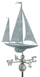 Yawl Weathervane, Blue Verde Copper