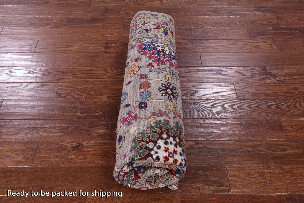 6' 7" X 9' 10" Persian Tabriz Hand Knotted Rug - Q12851