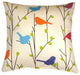 Pillow Decor - Spring Birds 17 x 17 Decorative Pillow