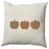 20"x20" Apples Decorative Throw Pillow, Olive