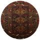 Ahgly Company Indoor Round Mid-Century Modern Area Rugs, 5' Round