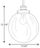 Progress Lighting 1-100W Medium Pendant, Natural Brass