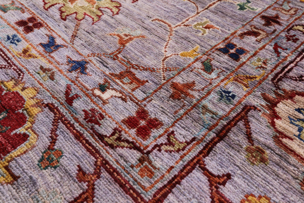 Hand-Knotted Persian Tabriz Wool Rug 6' 10" X 9' 10" Q7523