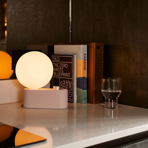 Alumina Table Lamp Blossom With Sphere IV