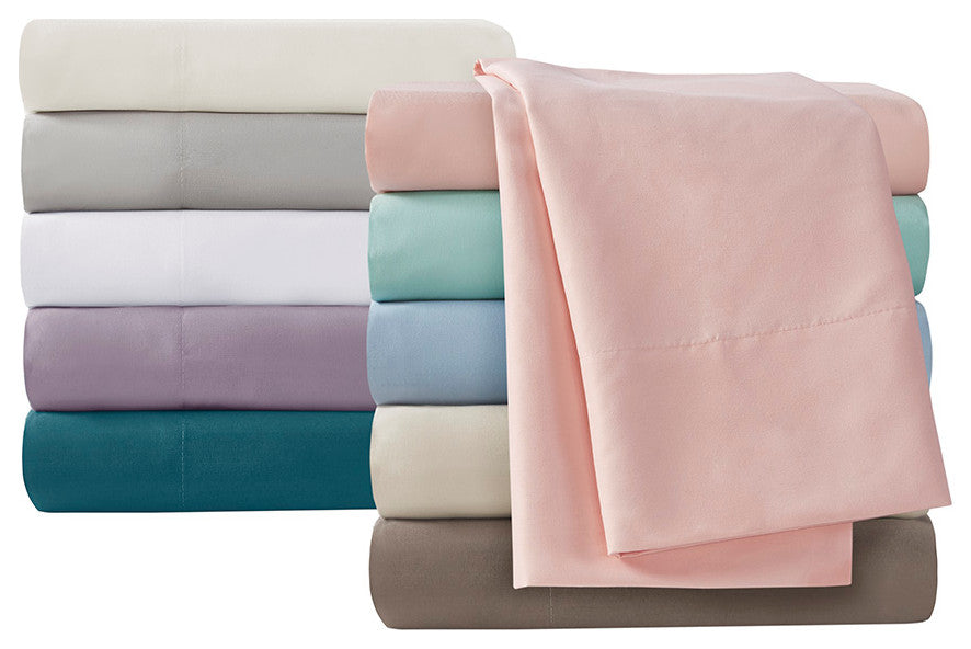 Madison Park Microcell 3M Scotchgard Moisture Treatment Sheet Set, Seafoam, Twin