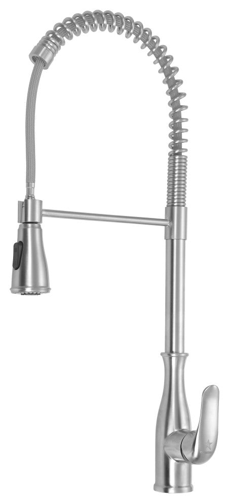 Stainless Steel Faucet Handle Single Lever Pull Down Sprayer, Faucet Cua723