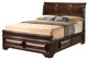 Sylvania Storage Bed, Cappuccino, Full