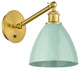 Innovations 317-1W-SG-MBD-75-SF 1-Light Sconce, Satin Gold