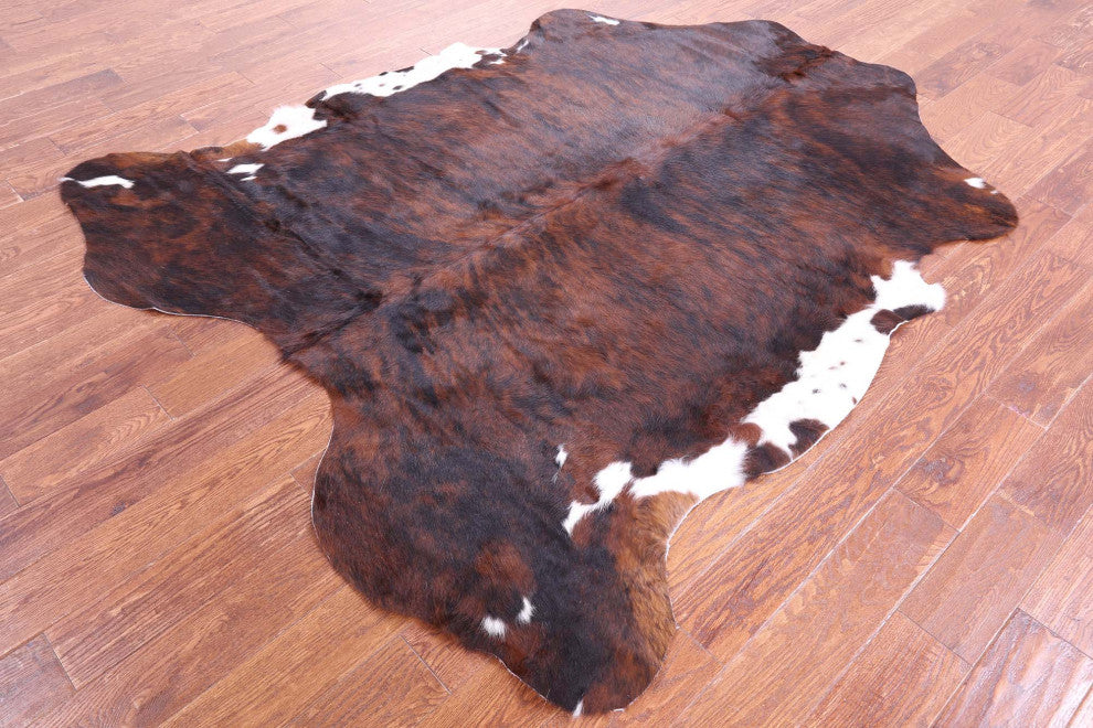 7' 5" X 6' 4" Natural Cowhide Rug C1586