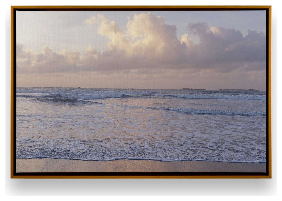 "Normandy's Dusk Dream" - A Serene Seaside Escape in Art Form