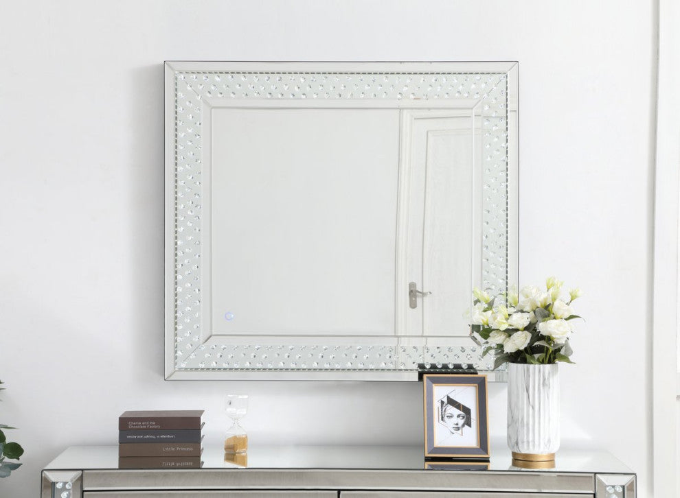 Rudy 36"x40" LED Crystal Mirror