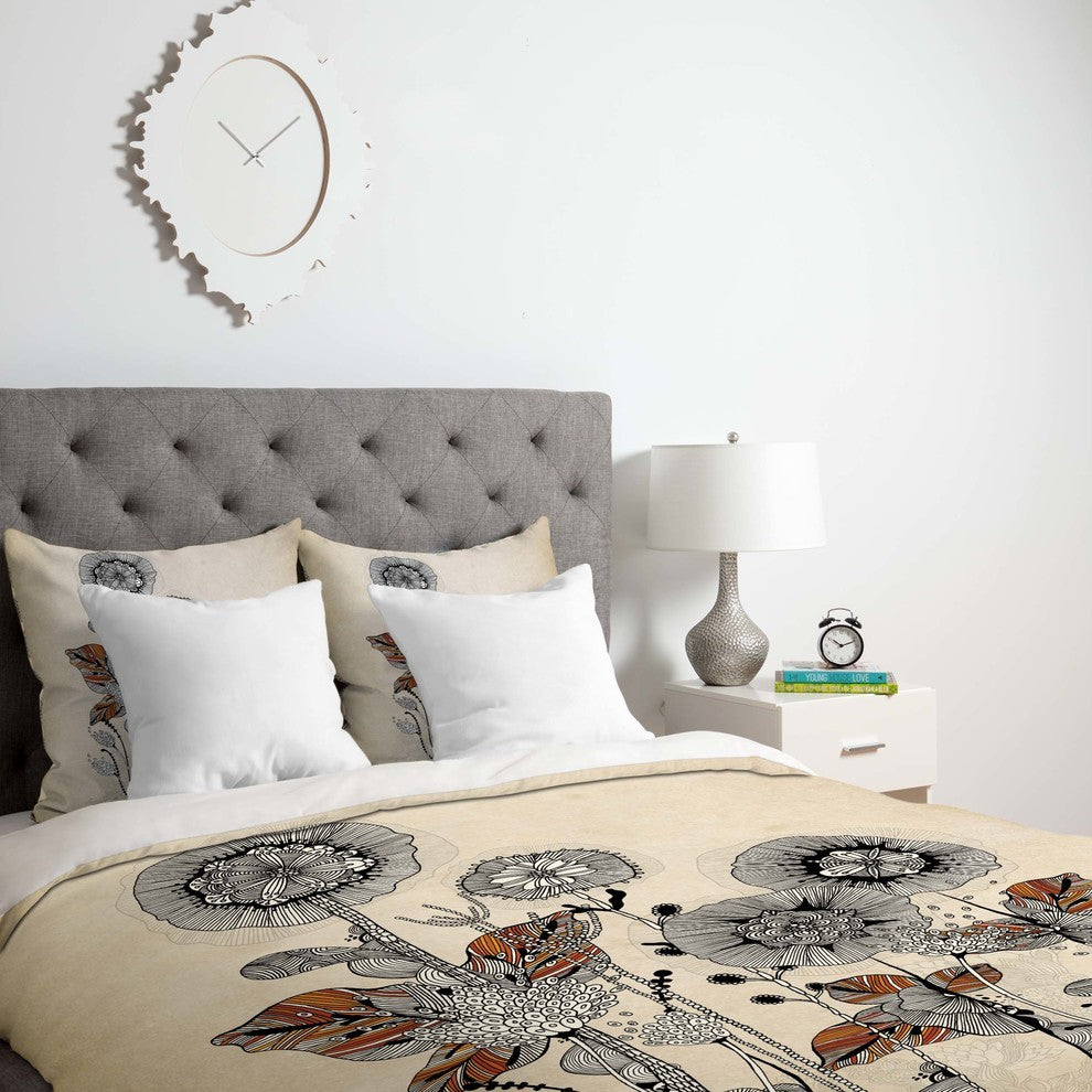 Deny Designs Iveta Abolina Floral 3 Duvet Cover - Lightweight