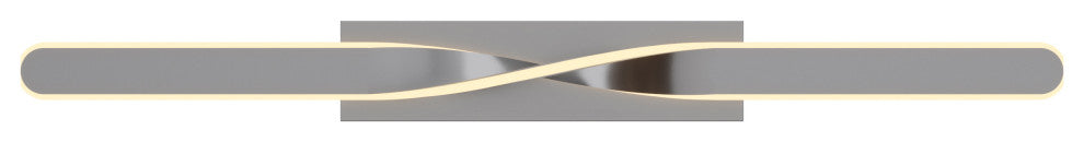 Twist 36" LED Vanity, Satin Nickel