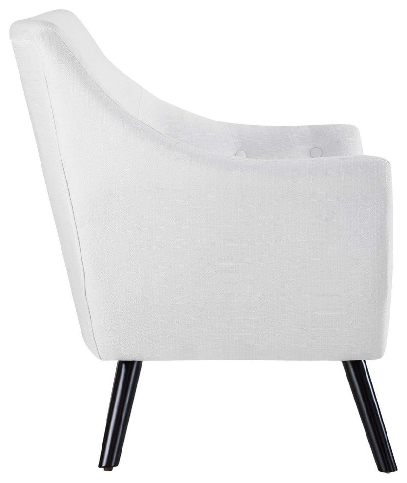 Modern White Allegory Armchair