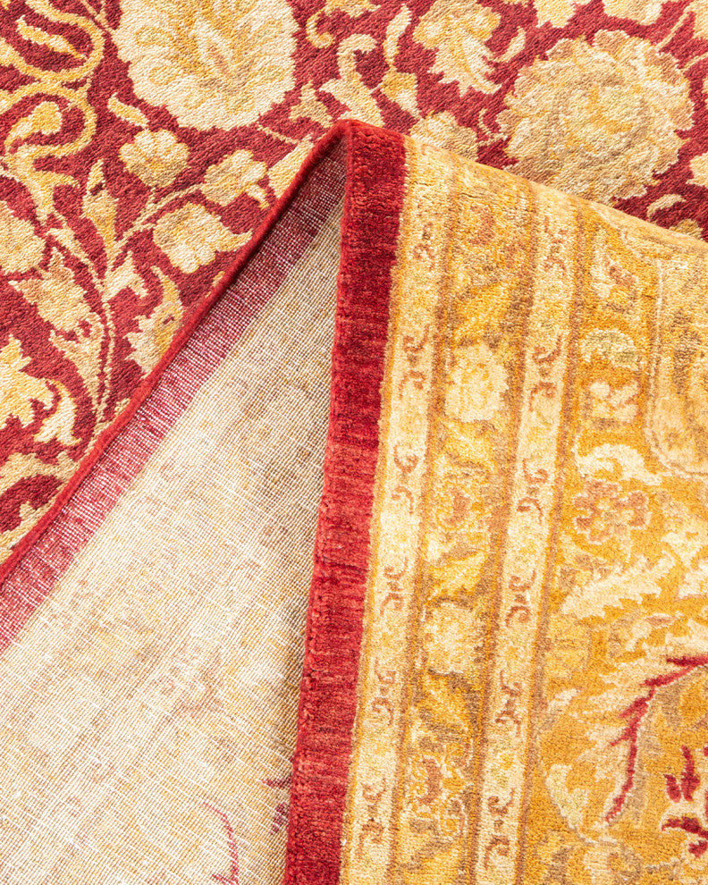 Mariah, One-of-a-Kind Hand-Knotted Area Rug Orange, 8'2"x10'6"