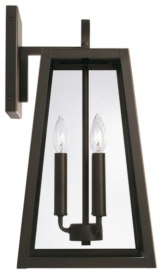Capital Lighting 943732 Leighton 3 Light 20" Tall Outdoor Wall - Black