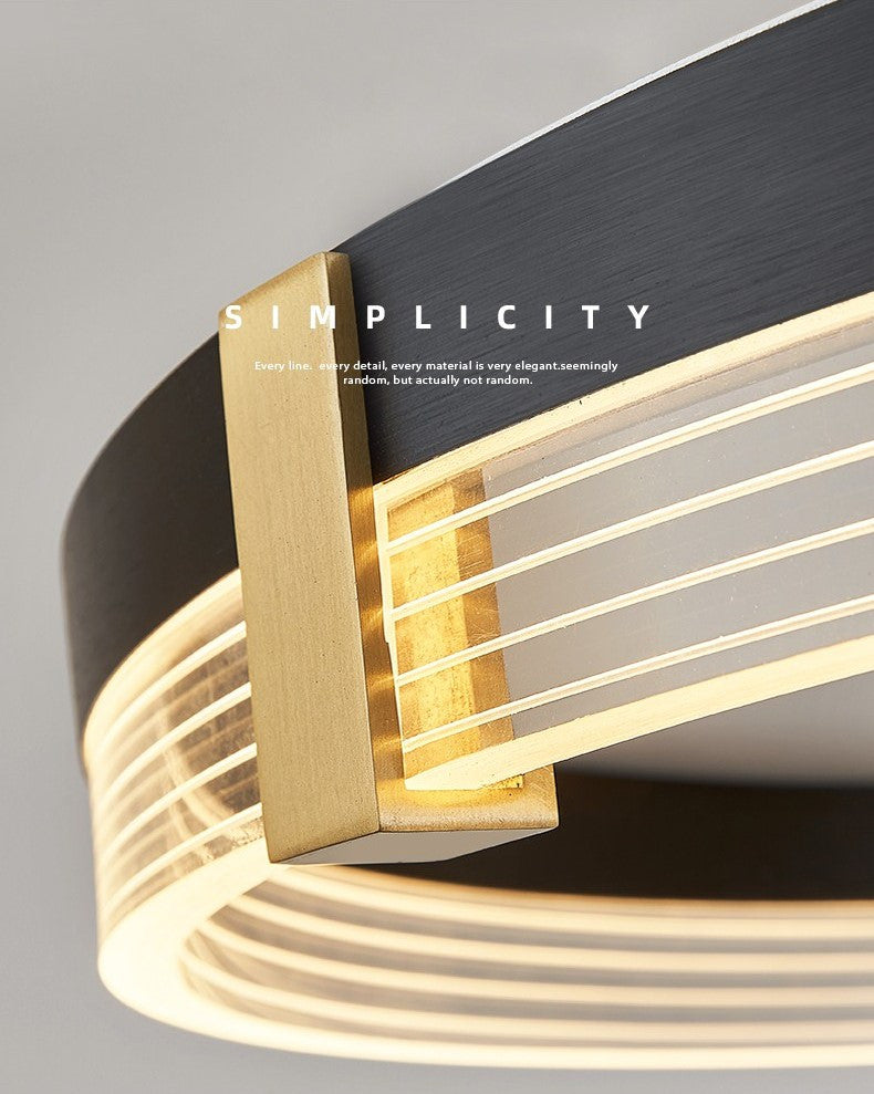 Walenstadt | Creative LED Square Shaped Minimalist Ceiling Lamp