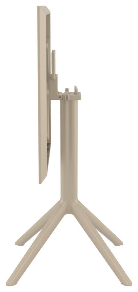 Dream Folding Outdoor Bistro Set With 2 Chairs Taupe
