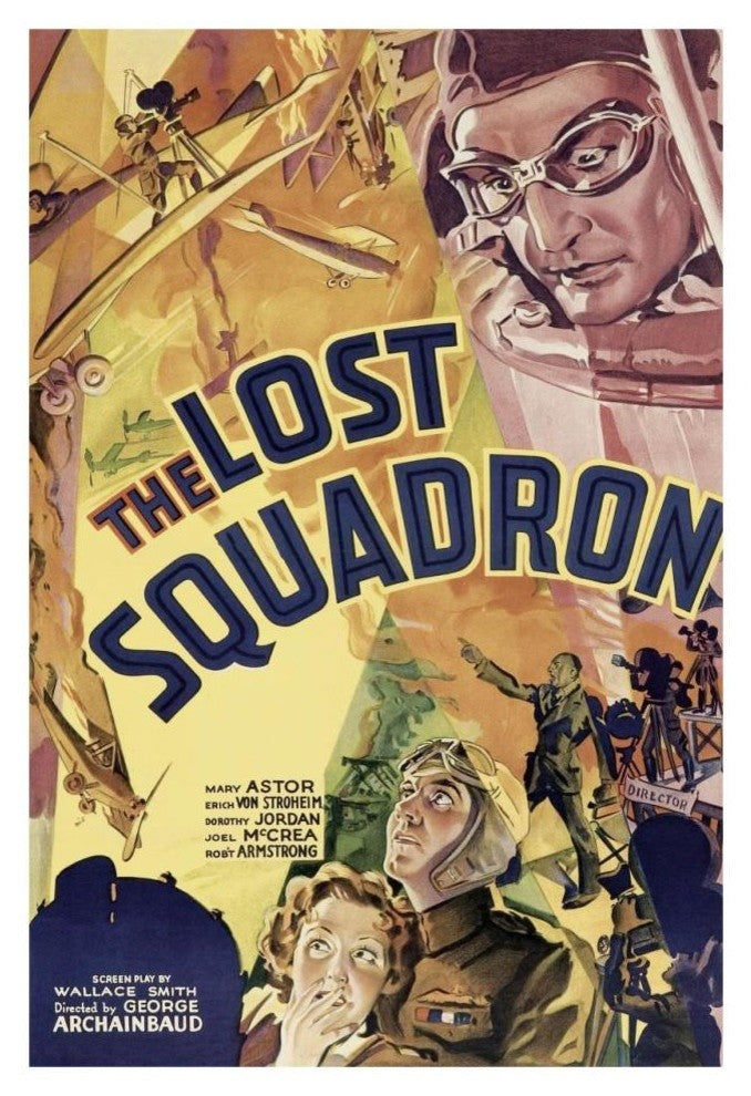 "Vintage Film Posters: Lost Squadron" Digital Paper Print, 22"x32"