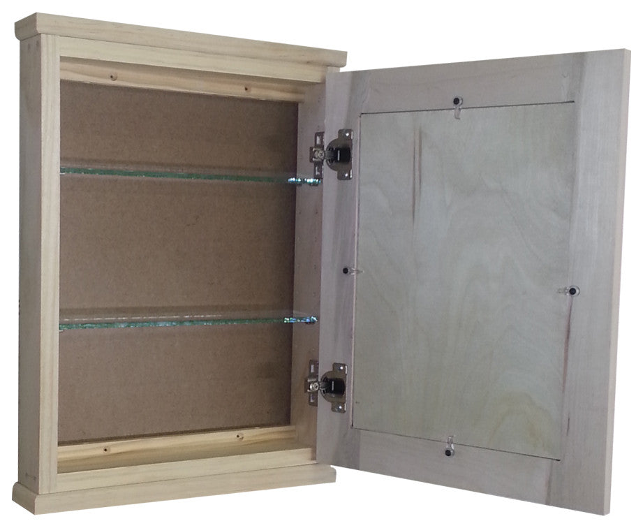 Angela On the Wall   Cabinet 19.5h x 15.5w x 3.25d, Unfinished
