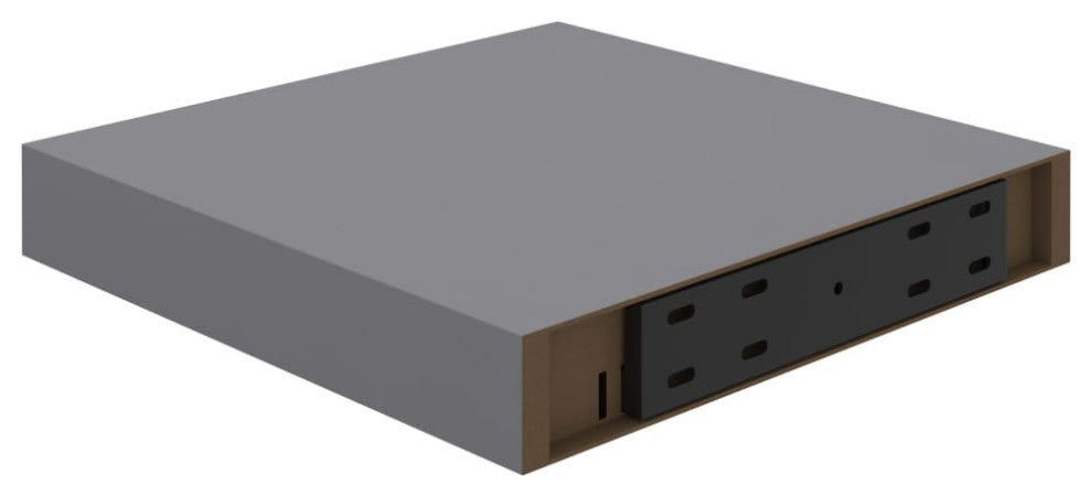 vidaXL Wall Shelf Floating Shelf Display Shelf for Book Wall Mounted Gray