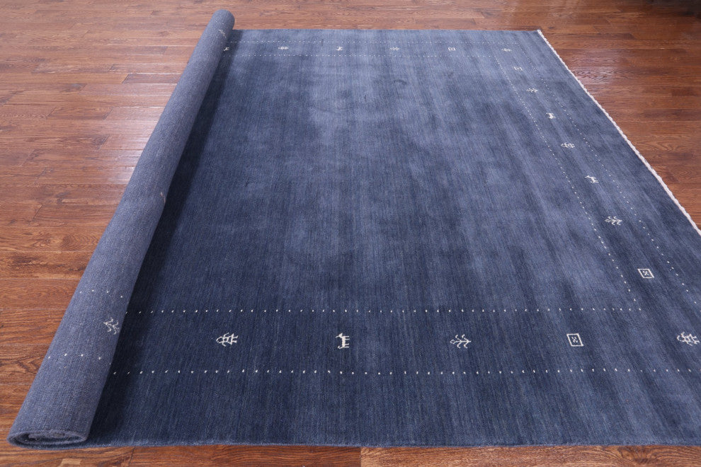 Persian Gabbeh Handmade Wool Rug 9' 0" X 12' 0" Q11364