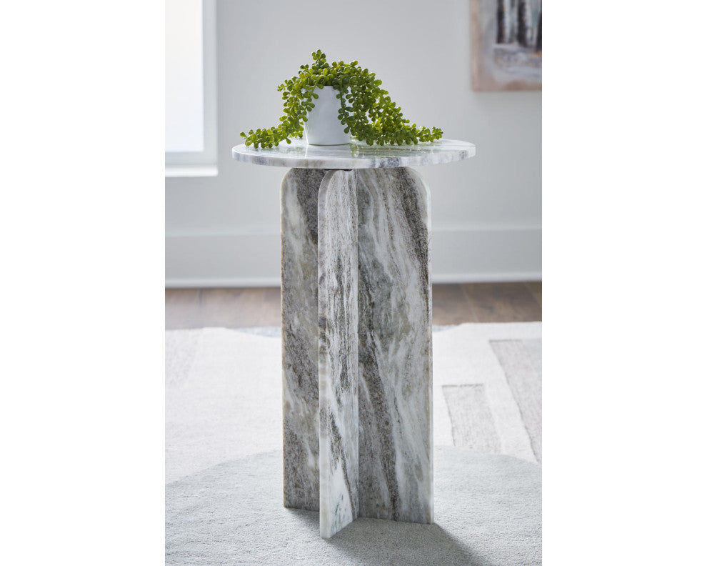 Keithwell Gray Accent Table