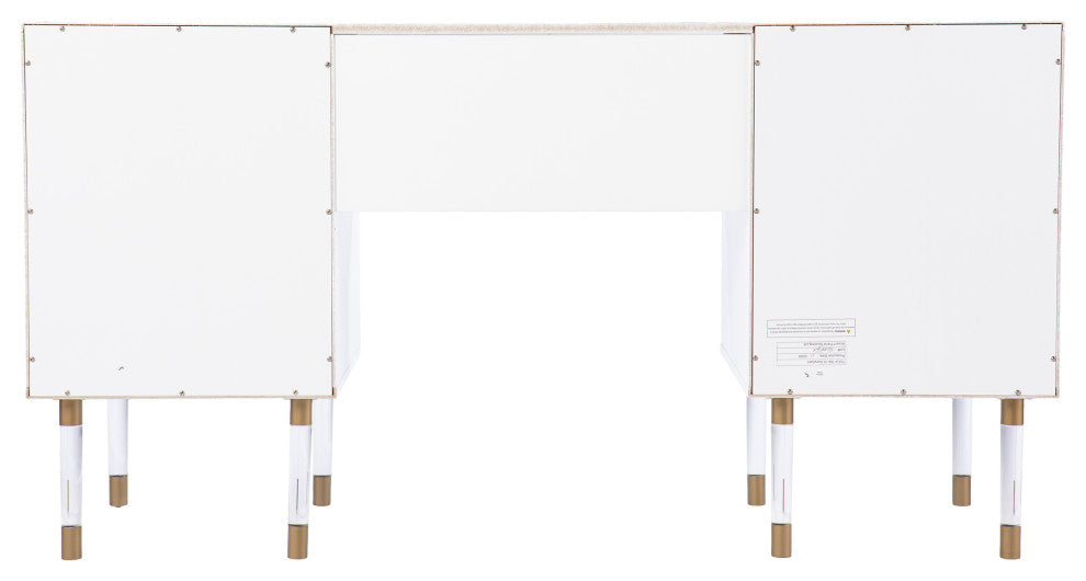 Hartlepool White Writing Desk