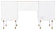 Hartlepool White Writing Desk