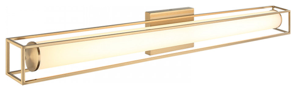 Matteo Lighting S02335AG Wall Sconce, Aged Gold Brass Finish