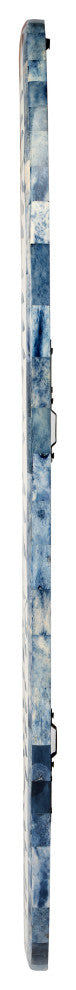 Butler Trubadur Blue and White Bone Inlay Mirror