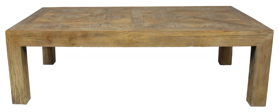 Classic Rectangular Wooden Coffee Table