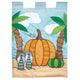 Fall Beach Double Applique Flag