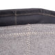 Poly Bin Zig-Zag Stitch Variegated Gray Trapezoid 11"x11"x11", Set Of 2