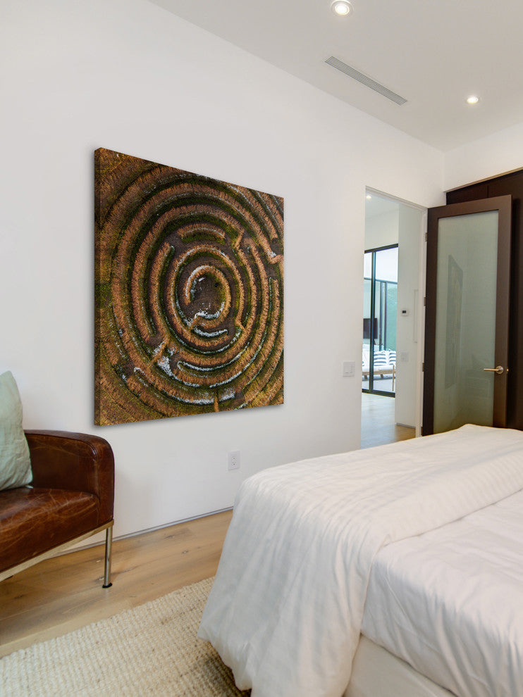 "Crop Circle" Print on Canvas by Karolis Janulis