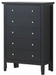 Glory Furniture Primo 5 Drawer Chest in Black