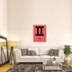 "Gemini Zodiac Sign Black" Fine Art Print
