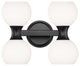 Z-LITE 4-Light Vanity, Matte Black