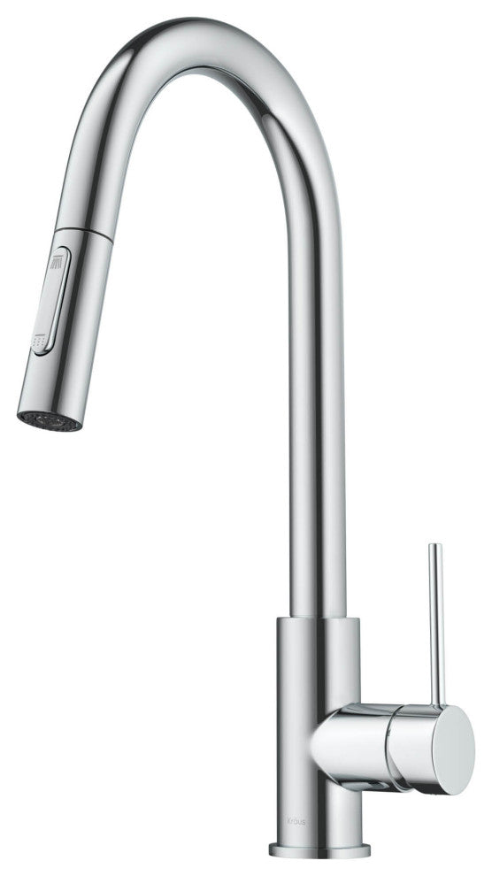 Oletto Pull-Down 1-Hole Kitchen Faucet, Chrome, Model Kpf-3104ch