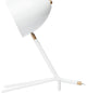 Nuevo Living Phare Lighting Desk Lamp, White Steel Metal