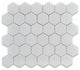 Thassos White Marble Hexagon Mosaic Tile 2 inch Polished, 1 sheet