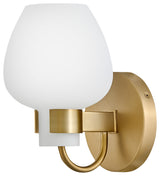 Hinkley Lighting 50950 Sylvie 1 Light 9" Tall Bathroom Sconce - Heritage Brass