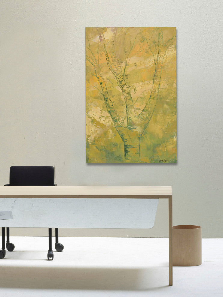 "Spring Moss" Painting Print on Wrapped Canvas by Julie Joy