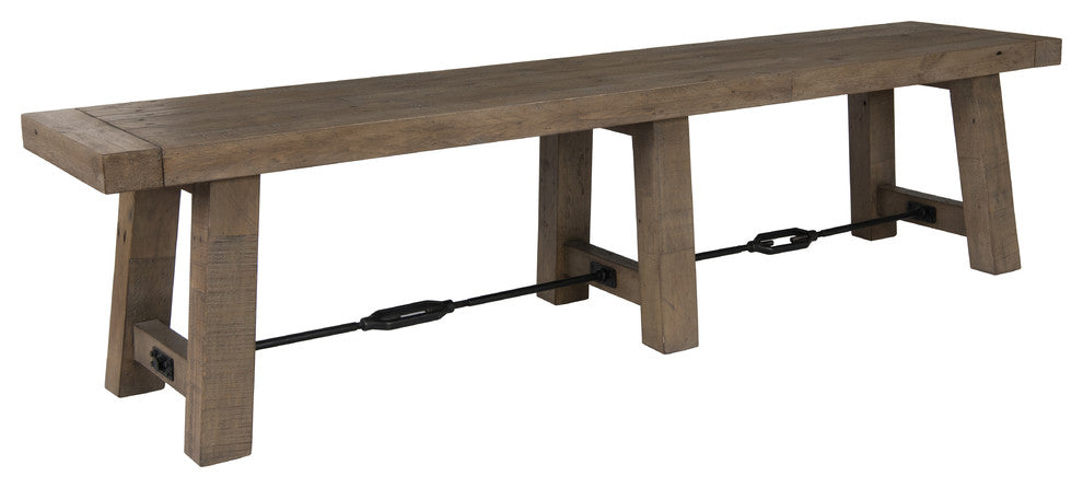 Tuscany Reclaimed Pine 72ï¿½ Bench by Kosas Home