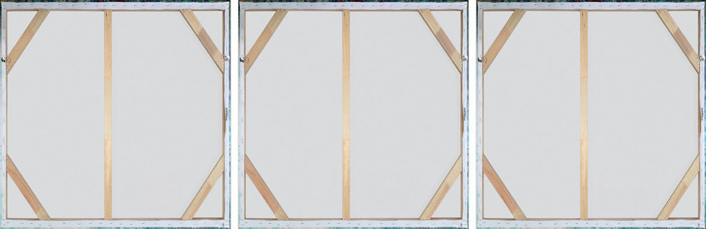 Dark Vast Ocean II Triptych, 36"x12"