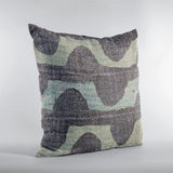 Plutus Blue Shores Stripe Luxury Throw Pillow, 20"x36"