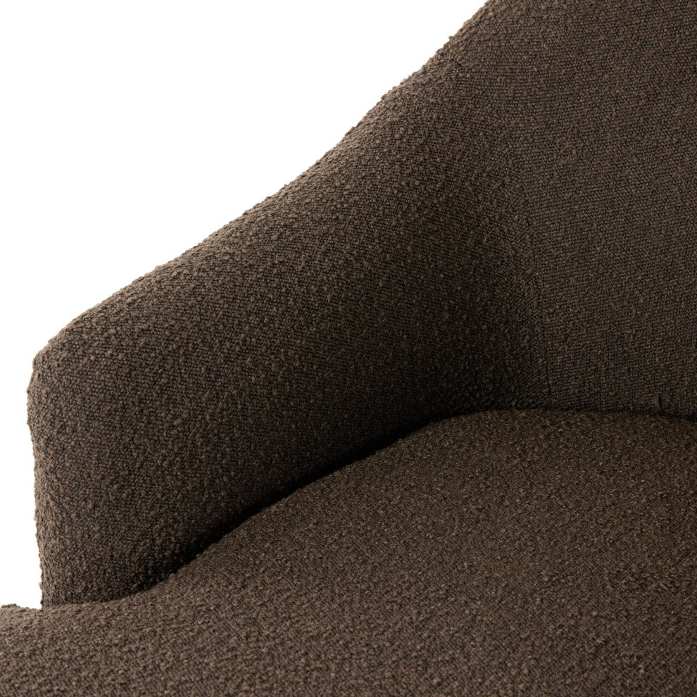 Marnie Chaise Lounge Knoll Mink, Aged Sienna