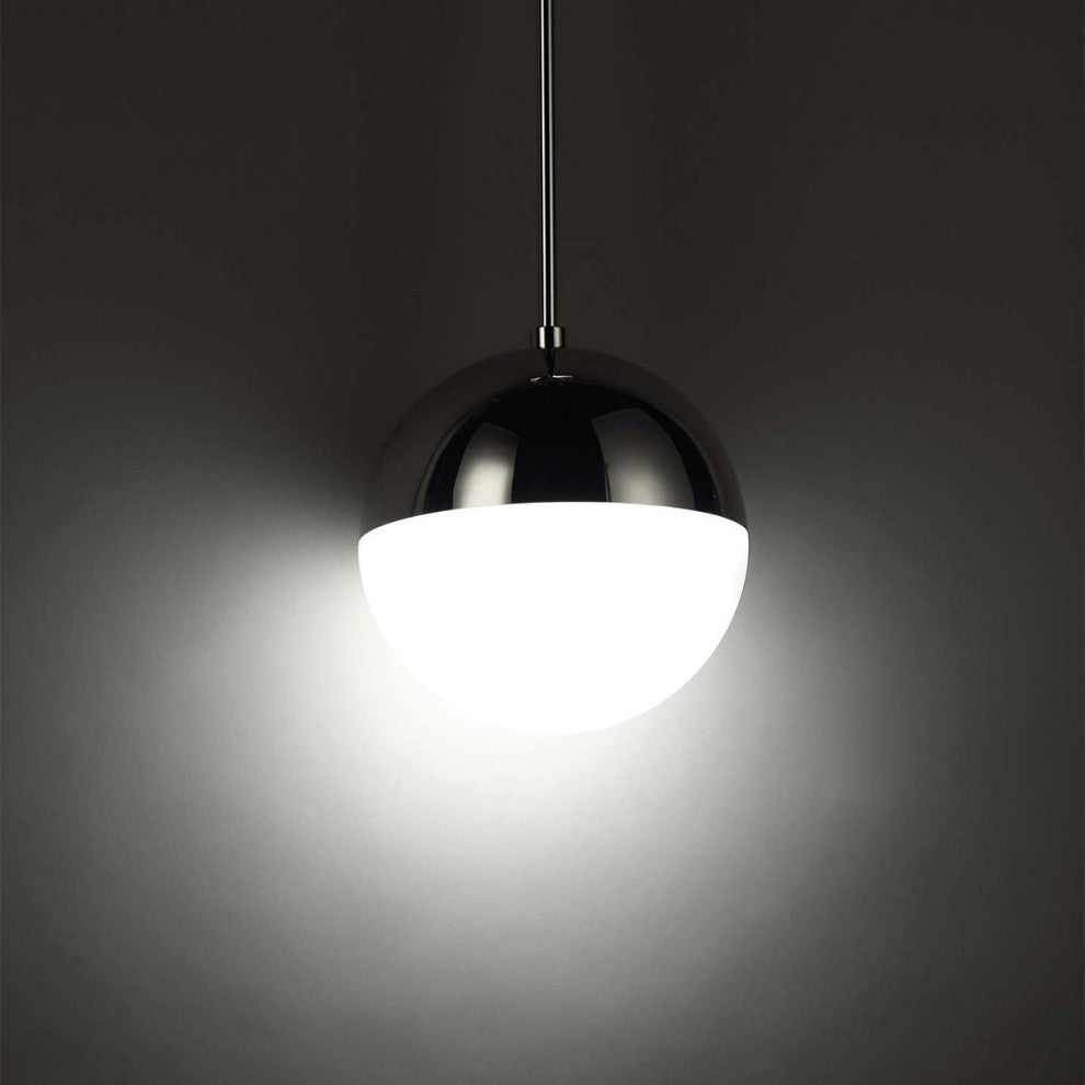 Modern Forms Punk 10" LED Pedant, Polished Nickel