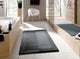 Slate Gray Thick Plush Reversible Cotton Bathroom Rug, Havana, Extra Large 1