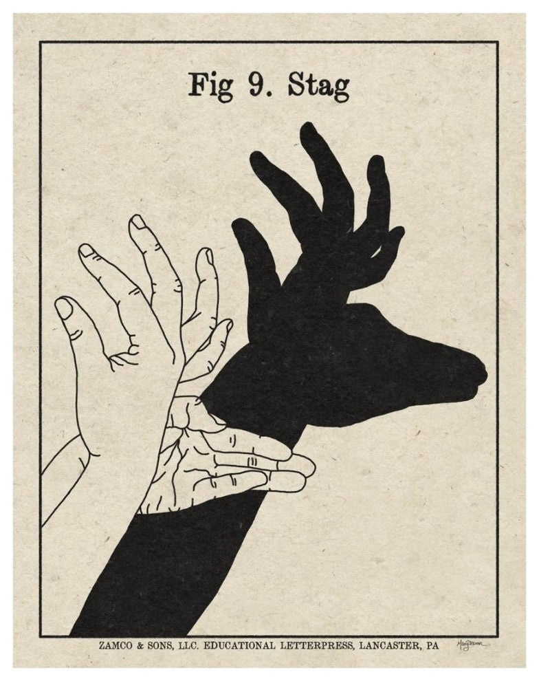 "The Art of Shadows IX" Digital Paper Print by Mary Urban, 18"x22"